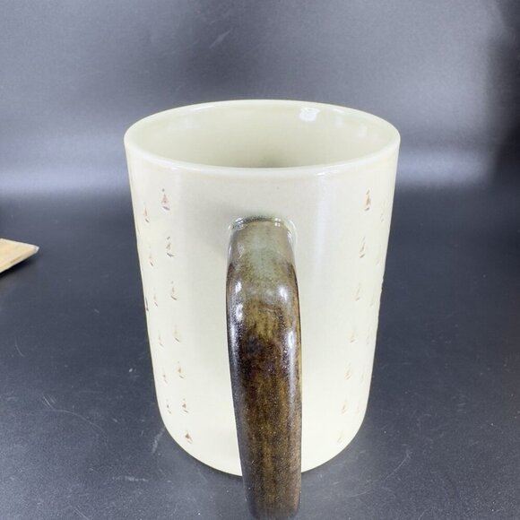 Otagiri Sailboat Nautical Theme Coffee Mug Cup Stoneware Sea Ship Mug Cup VTG - Picture 10 of 12